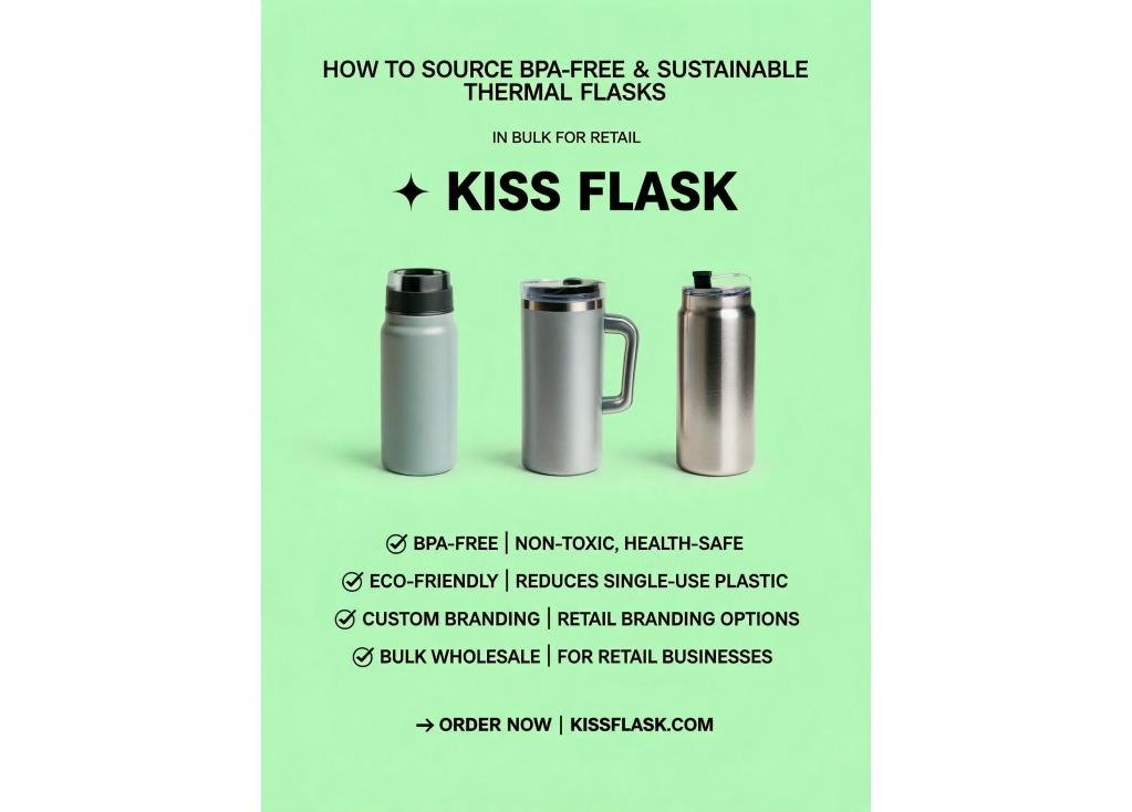 How to source BPA-free and sustainable thermal flasks in bulk for retail?