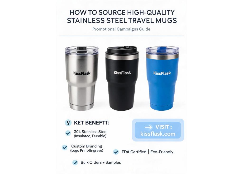How to source high-quality stainless steel travel mugs for promotional campaigns?