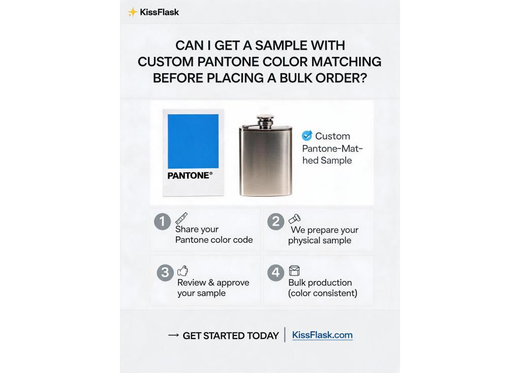 Can I get a sample with custom Pantone color matching before placing a bulk order?