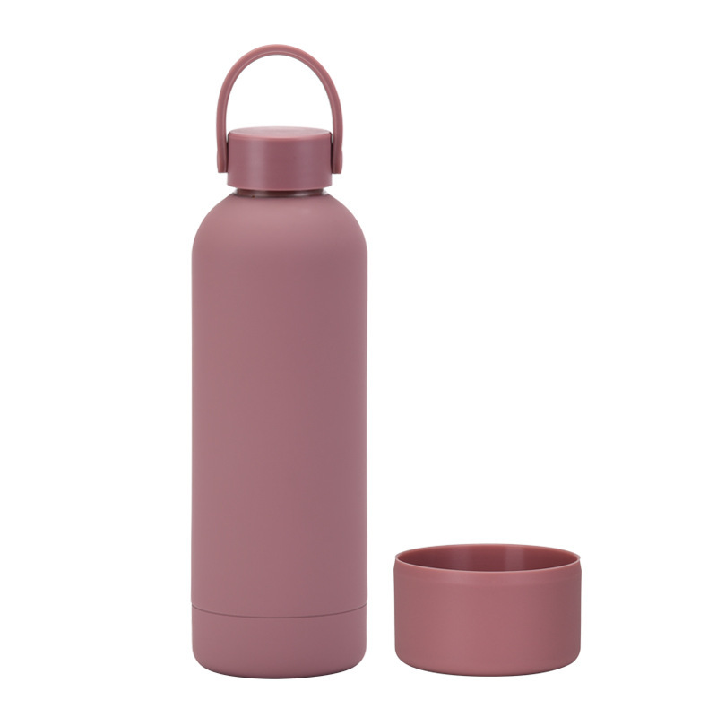 Steel Vacuum Insulated Milk Bottle with Bamboo Lid 240-750ml