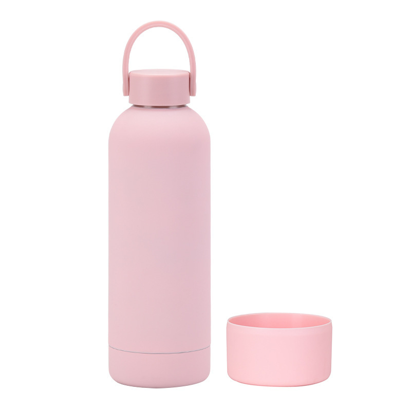 Steel Vacuum Insulated Milk Bottle with Bamboo Lid 240-750ml