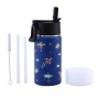 Kids Insulated Stainless Steel Water Bottle with Straw Lid 14oz