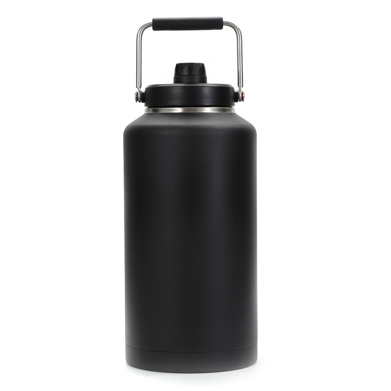Wide Mouth Insulated Water Bottle 64-245oz with Spout Lid