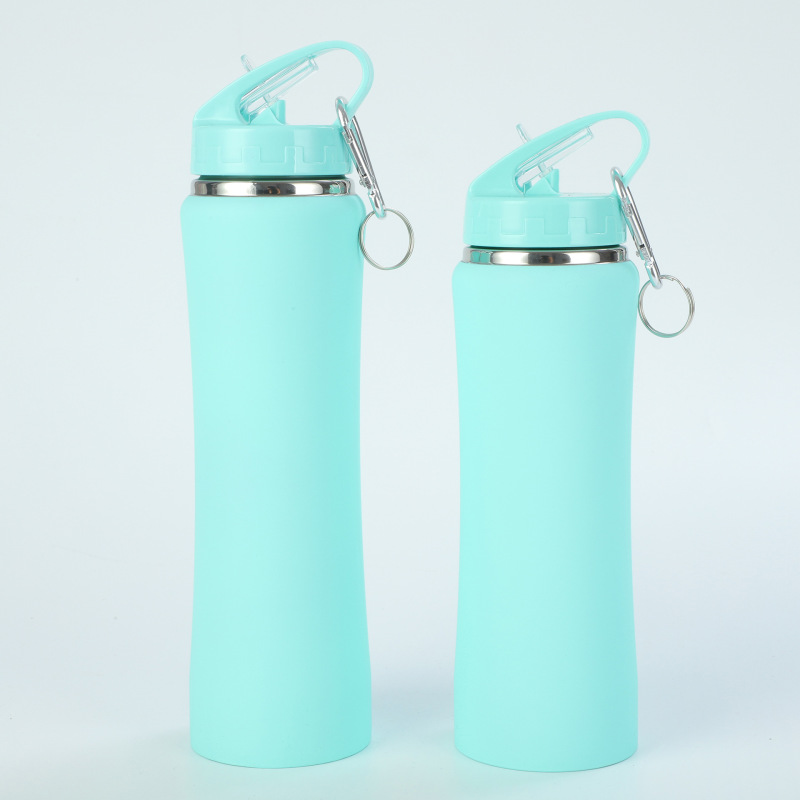 Stainless Steel Vacuum Insulated Water Bottle 500ml with Straw
