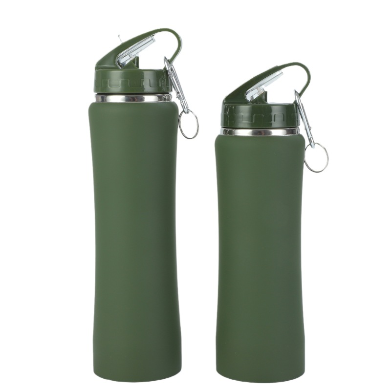 Stainless Steel Vacuum Insulated Water Bottle 500ml with Straw
