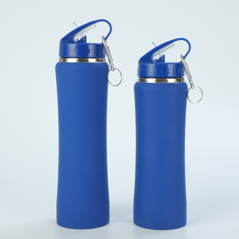 Stainless Steel Vacuum Insulated Water Bottle 500ml with Straw