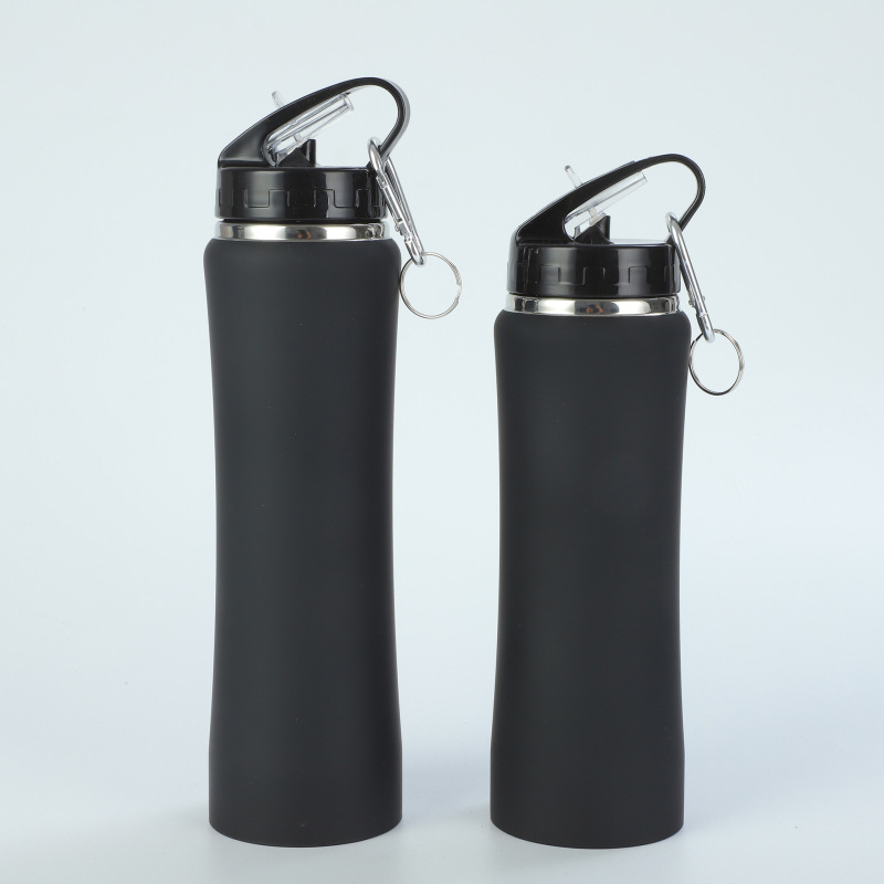Stainless Steel Vacuum Insulated Water Bottle 500ml with Straw