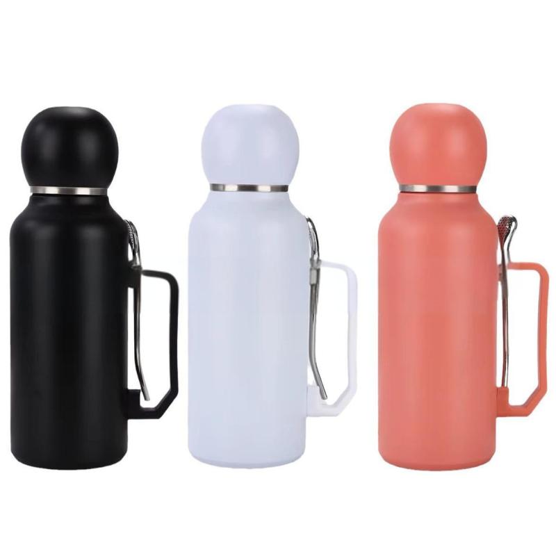 Yerba Mate Thermos with Handle, 1300ml Vacuum Insulated