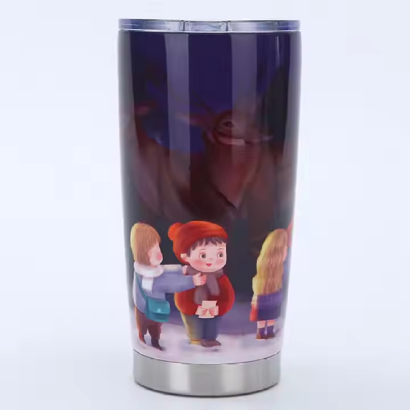 Christmas Stainless Steel Thermal Coffee Mug 24H Insulated