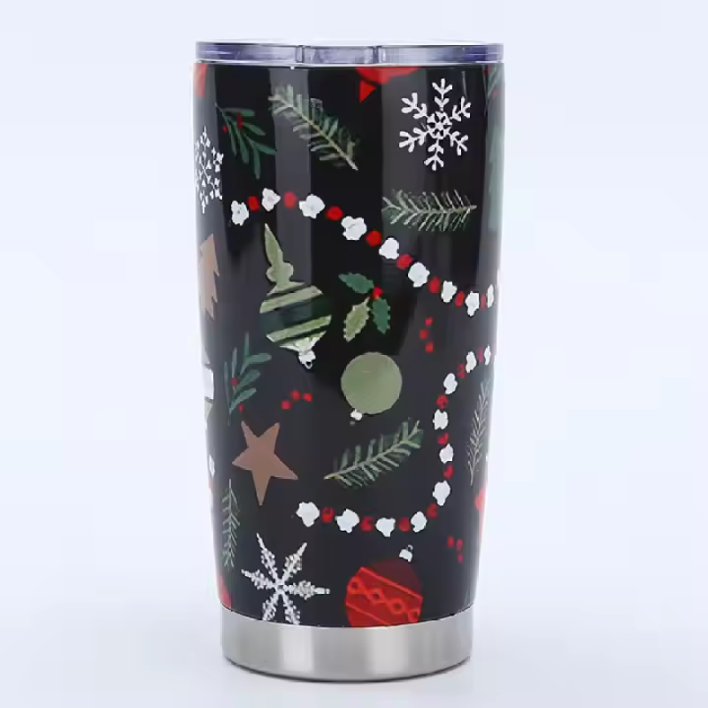 Christmas Stainless Steel Thermal Coffee Mug 24H Insulated
