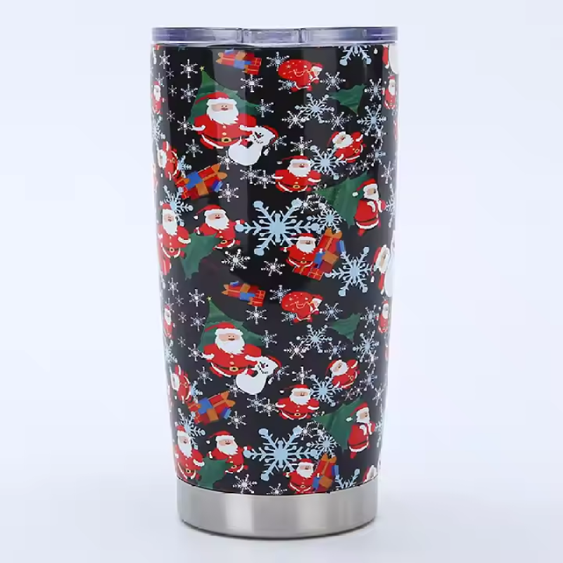 Christmas Stainless Steel Thermal Coffee Mug 24H Insulated