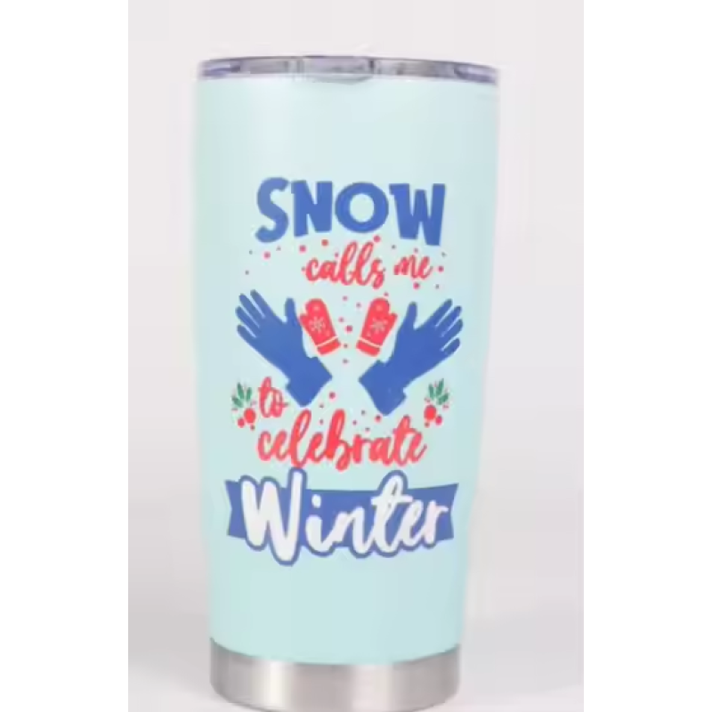 Christmas Stainless Steel Thermal Coffee Mug 24H Insulated