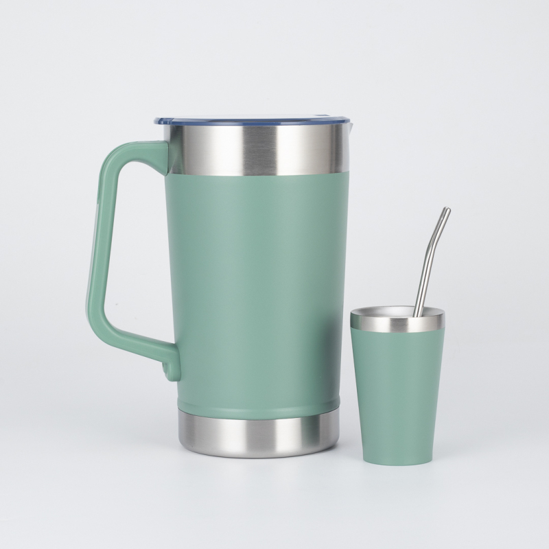 64oz Double Wall Stainless Vacuum Insulated Tumbler Handle