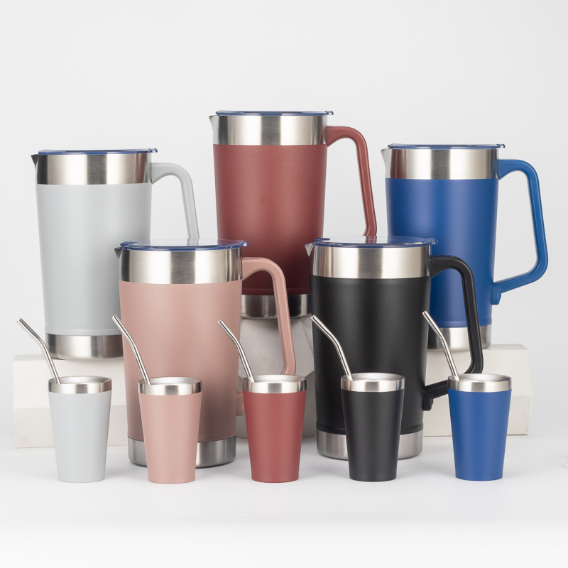 64oz Double Wall Stainless Vacuum Insulated Tumbler Handle
