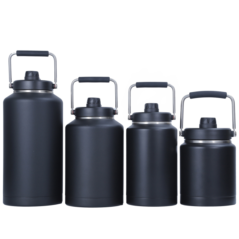 SS Double Wall Insulated Water Bottle & Ice Bucket 2.5-7.2L