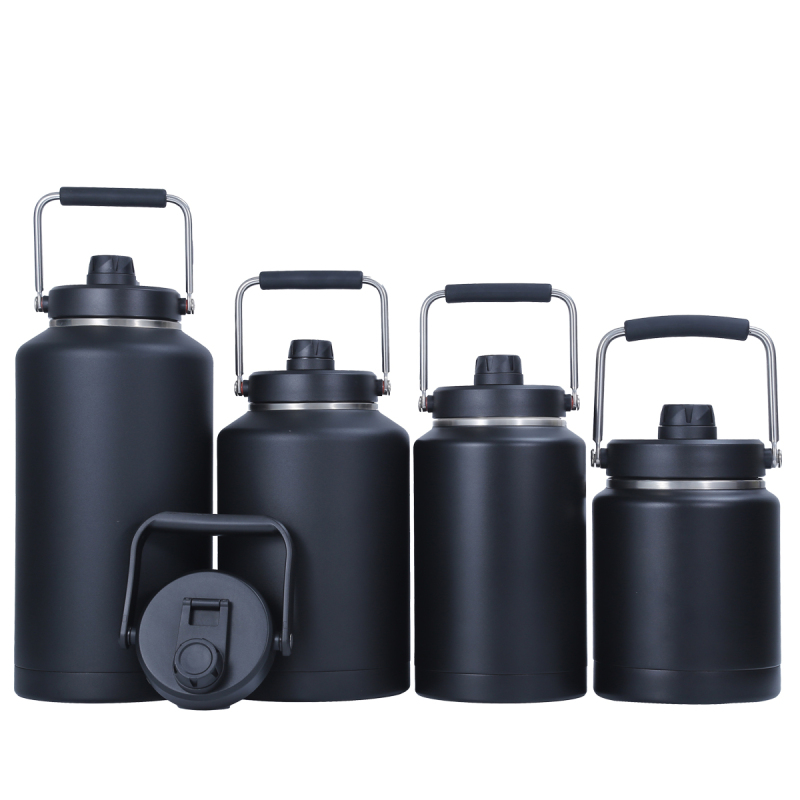 SS Double Wall Insulated Water Bottle & Ice Bucket 2.5-7.2L