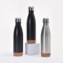 Cola-Shaped Stainless Steel Water Bottle 500ml with Cork Bottom
