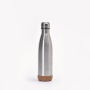 Cola-Shaped Stainless Steel Water Bottle 500ml with Cork Bottom