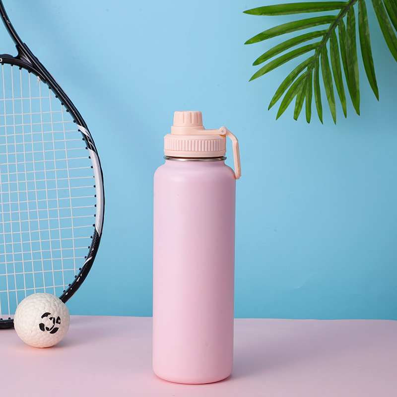 Powder Coated Stainless Steel Sports Tumbler - Water Bottle