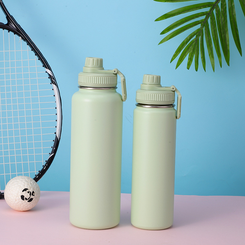 Powder Coated Stainless Steel Sports Tumbler - Water Bottle