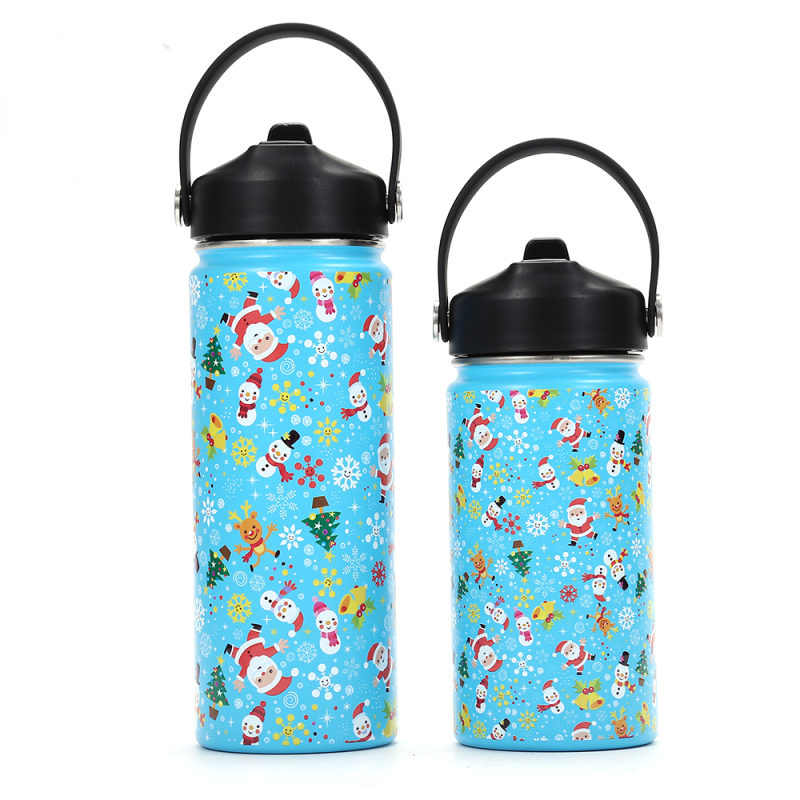 Stainless Steel Insulated Kids Water Bottle with Straw