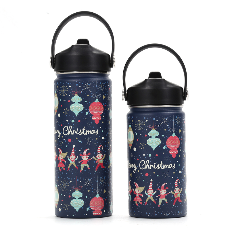 Stainless Steel Insulated Kids Water Bottle with Straw