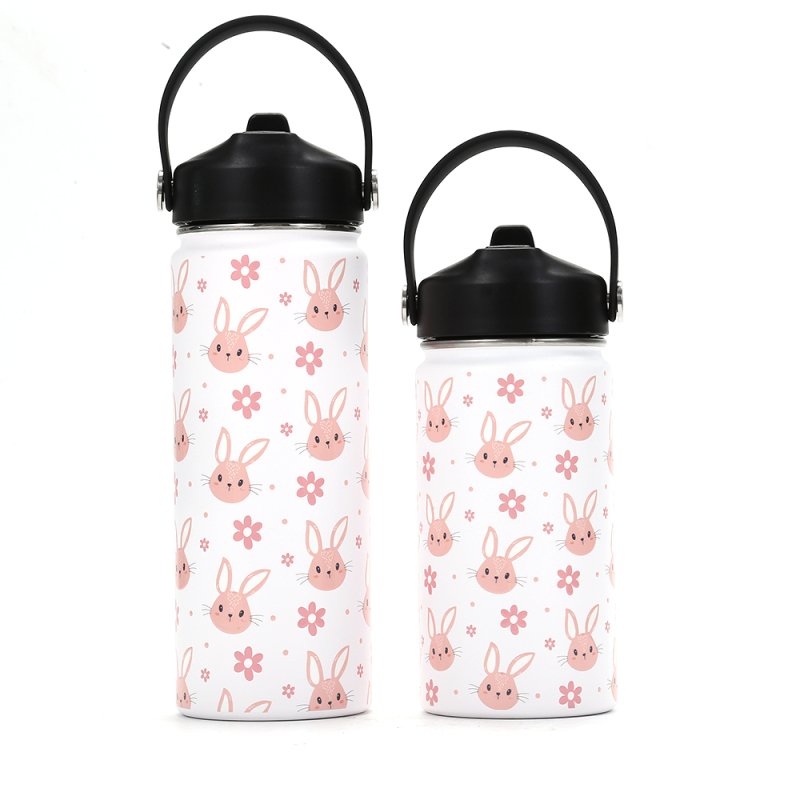 Stainless Steel Insulated Kids Water Bottle with Straw