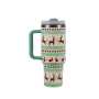 Double Wall Christmas Tumbler 30oz 40oz Stainless Insulated