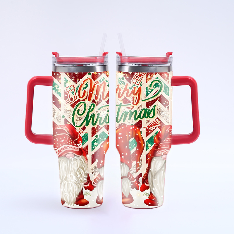 Double Wall Christmas Tumbler 30oz 40oz Stainless Insulated