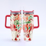 Double Wall Christmas Tumbler 30oz 40oz Stainless Insulated