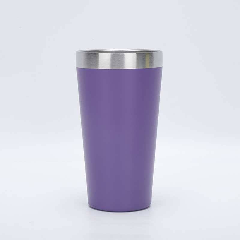 Eco-Friendly 18/8 Steel Double Wall Tumbler 16oz Beer Wine