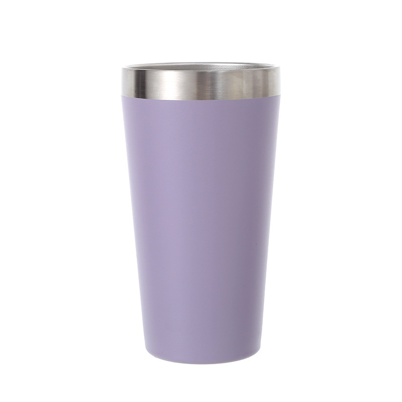 Eco-Friendly 18/8 Steel Double Wall Tumbler 16oz Beer Wine