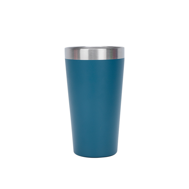 Eco-Friendly 18/8 Steel Double Wall Tumbler 16oz Beer Wine