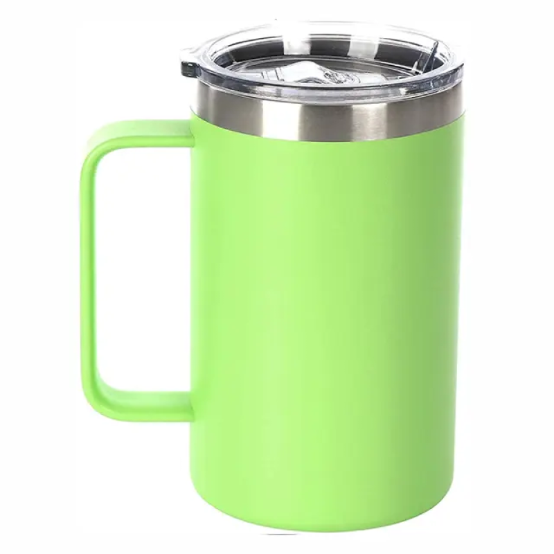 Vintage Double Wall Insulated Tumbler 12oz/20oz Handle Lid