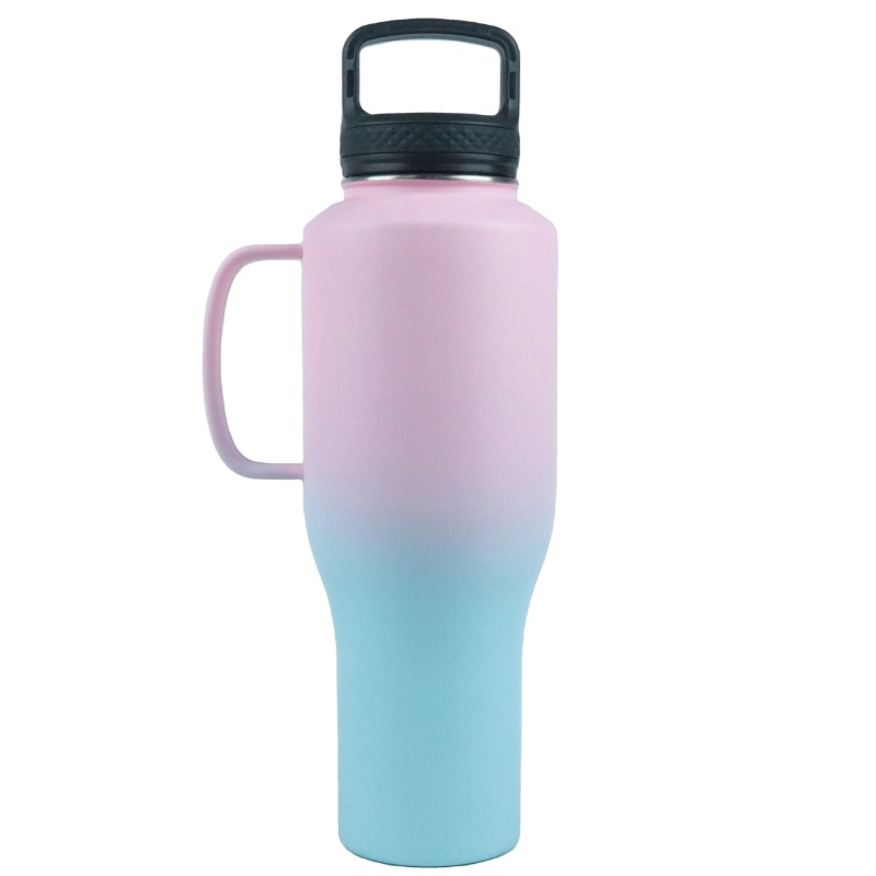 Premium Color Changing 32/40oz Stainless Tumbler Handle Lid