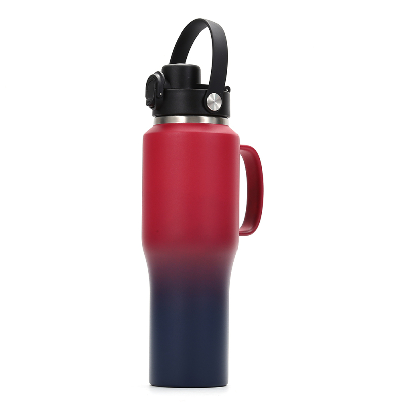 Premium Color Changing 32/40oz Stainless Tumbler Handle Lid