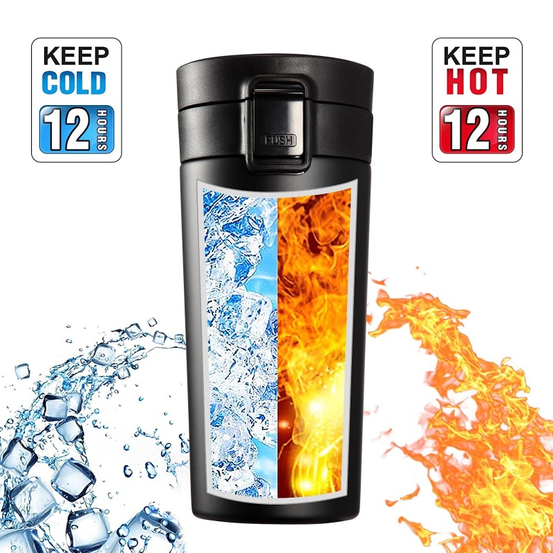 Custom Logo Stainless Steel Coffee Travel Mug Portable Thermos