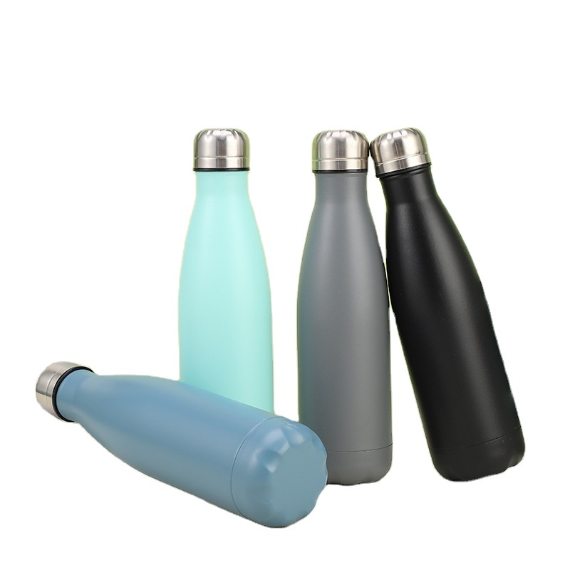 Eco Custom Cola-Shaped Stainless Steel Vacuum Water Bottle