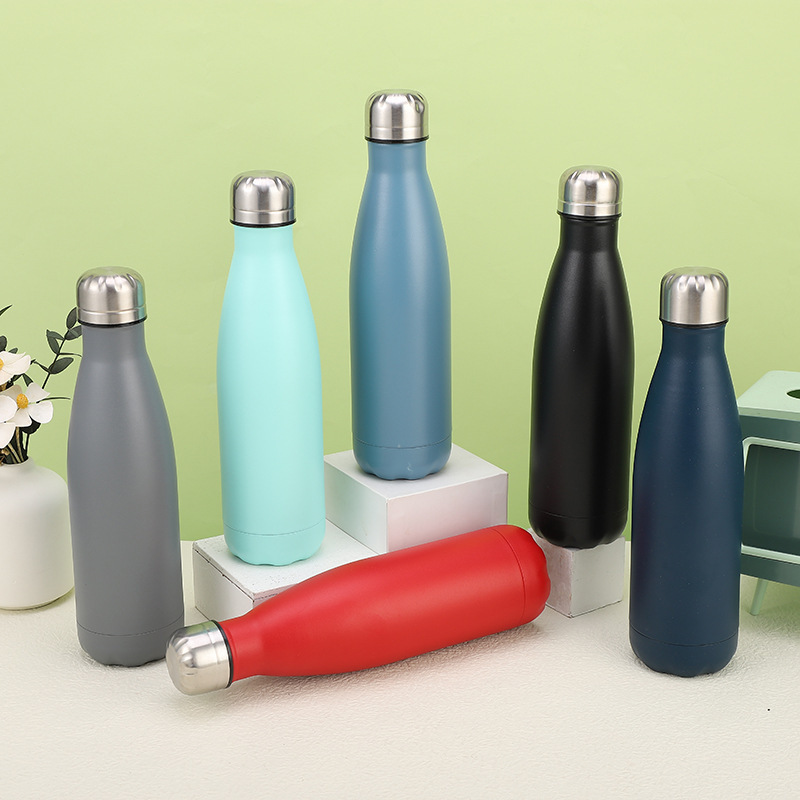 Eco Custom Cola-Shaped Stainless Steel Vacuum Water Bottle