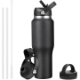 Wholesale 32oz/40oz Stainless Steel Tumbler with Straw Lid
