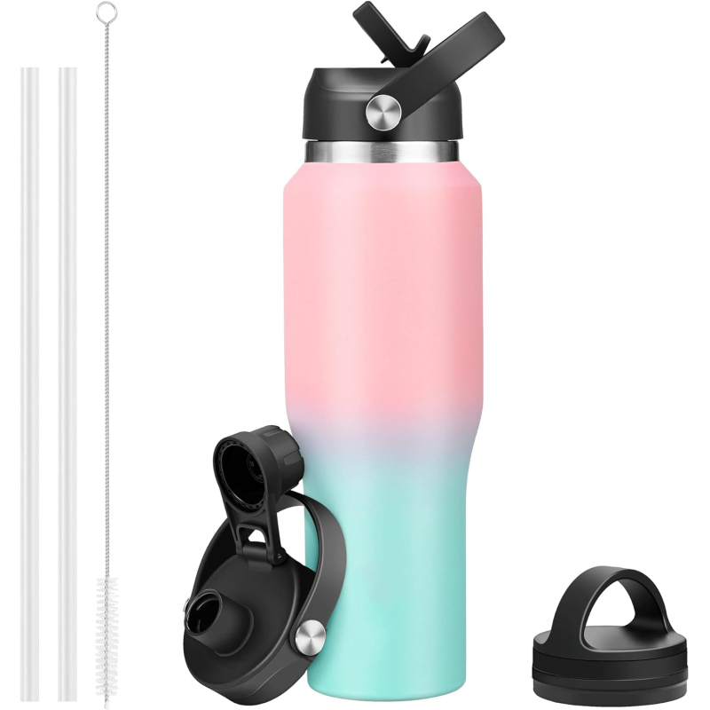 Wholesale 32oz/40oz Stainless Steel Tumbler with Straw Lid