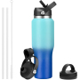 Wholesale 32oz/40oz Stainless Steel Tumbler with Straw Lid