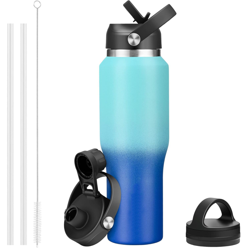 Wholesale 32oz/40oz Stainless Steel Tumbler with Straw Lid