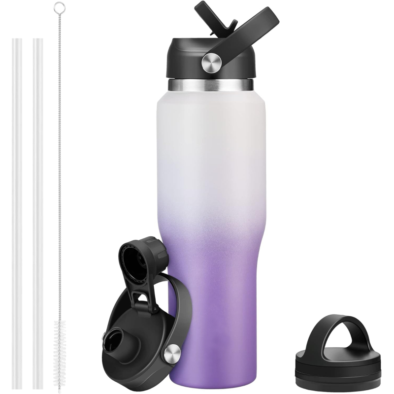 Wholesale 32oz/40oz Stainless Steel Tumbler with Straw Lid