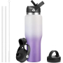 Wholesale 32oz/40oz Stainless Steel Tumbler with Straw Lid