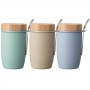 Stainless Steel Kids Thermos 450ml Bamboo Lid Soup Baby Food