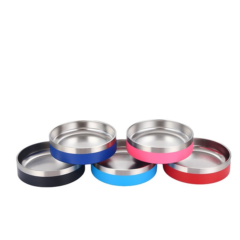 Double Wall Vacuum Insulated Stainless Dog Bowl 24-100oz