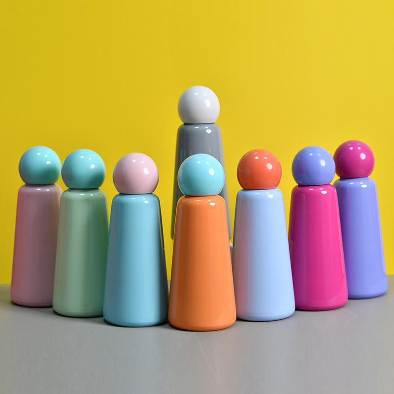 500ml Stainless Steel Vacuum Flask - Cute Outdoor Sports Cup for Kids