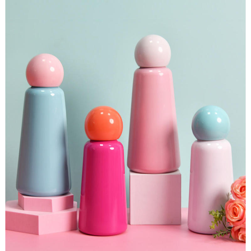 500ml Stainless Steel Vacuum Flask - Cute Outdoor Sports Cup for Kids