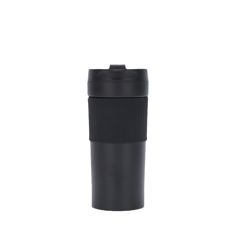 Portable 450ml Hand Press Stainless Steel Insulated Travel Mug